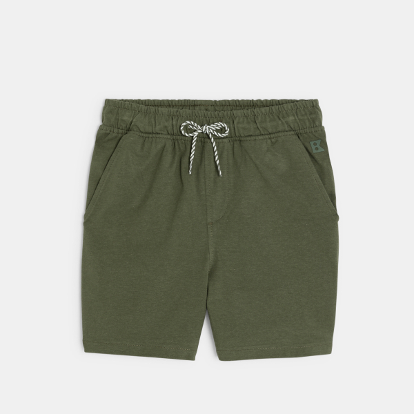 بيجاما برمودا من القطن أخضر للأولاد